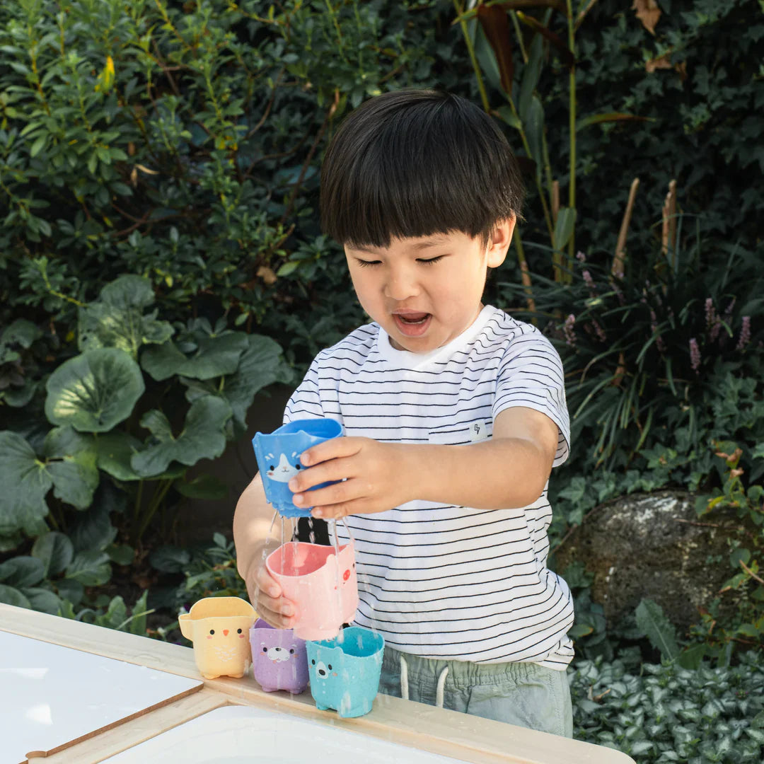 Tiger Tribe Pour & Play Bath Toys - Multi Animals
