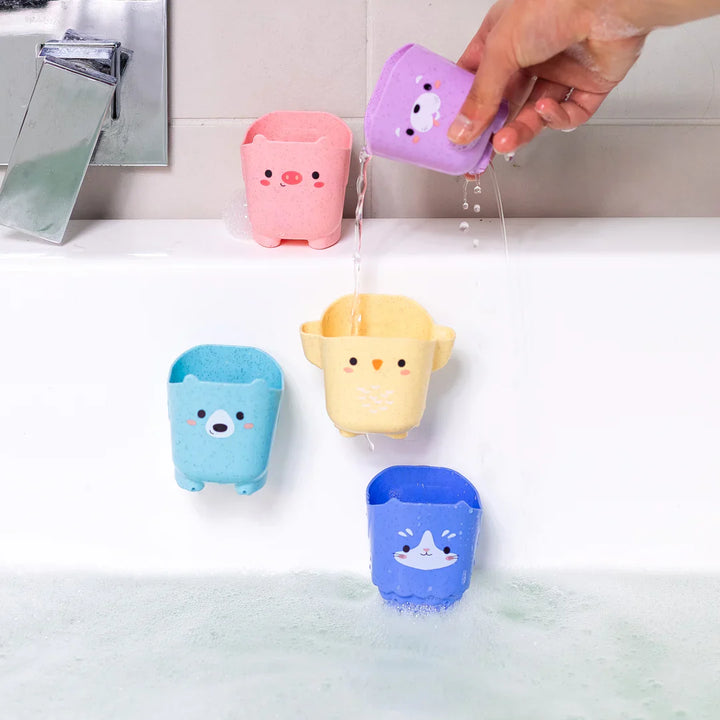 Tiger Tribe Pour & Play Bath Toys - Multi Animals