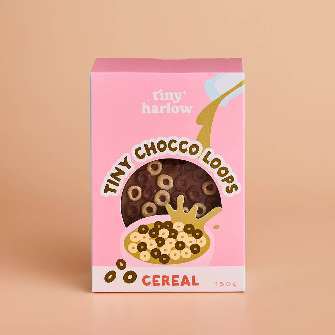 Tiny Tummies Tiny Loops Cereal Bowl - Chocco