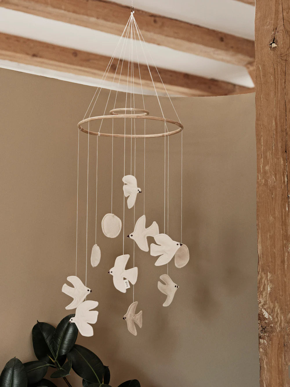 Ferm Living Swif Bird Mobile - Natural