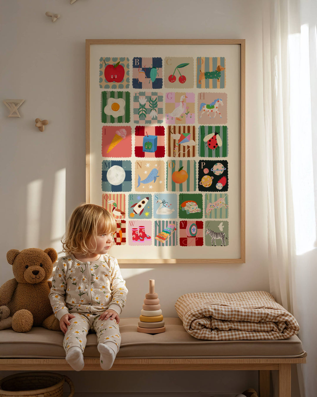 Kate Fox Design Cool Kids Alphabet Print - A3