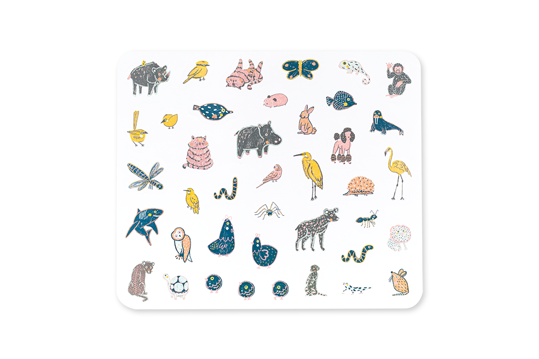 Edicare Editora 160 Sticker Set - Animals