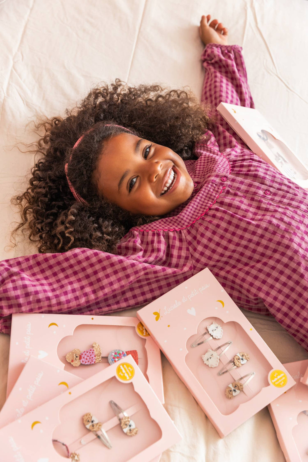 Luciole et Petit Pois Cats & Dogs Set - Persian Cat & Teddy Hair Clips