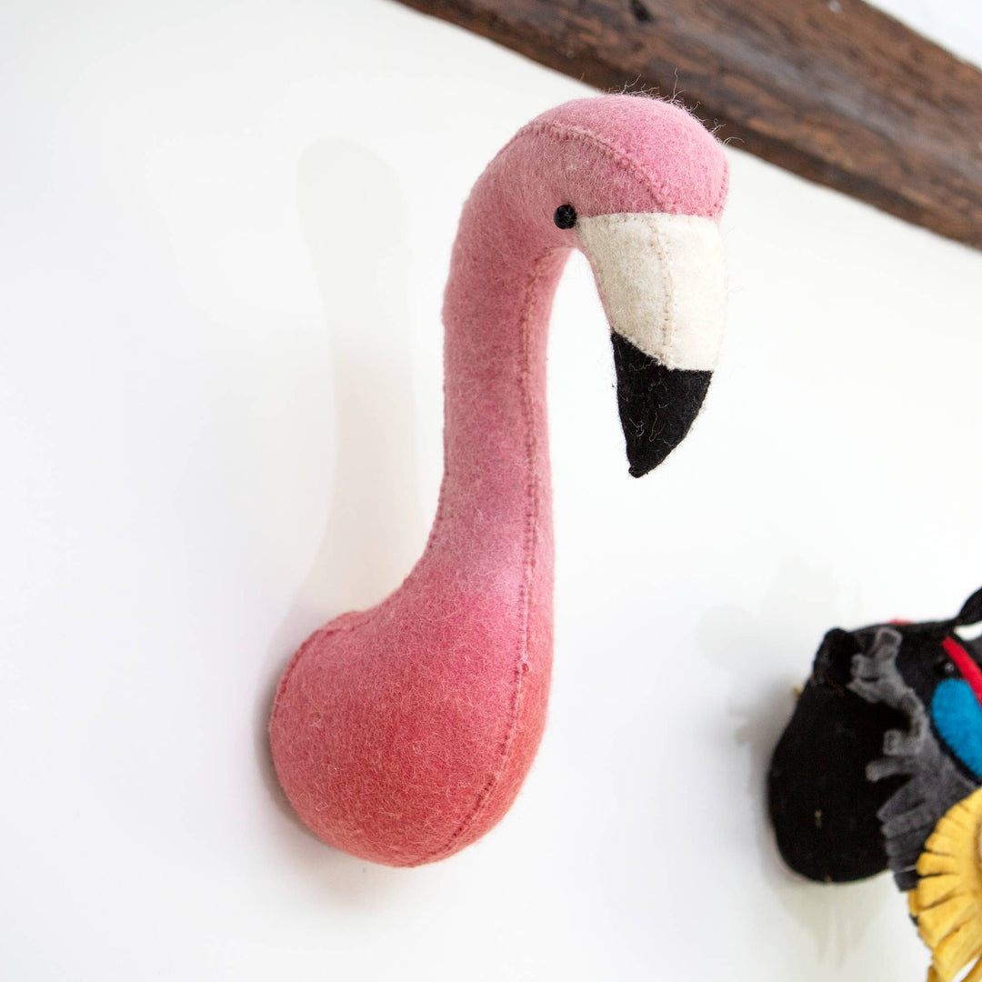 Fiona Walker England Mini Flamingo Head