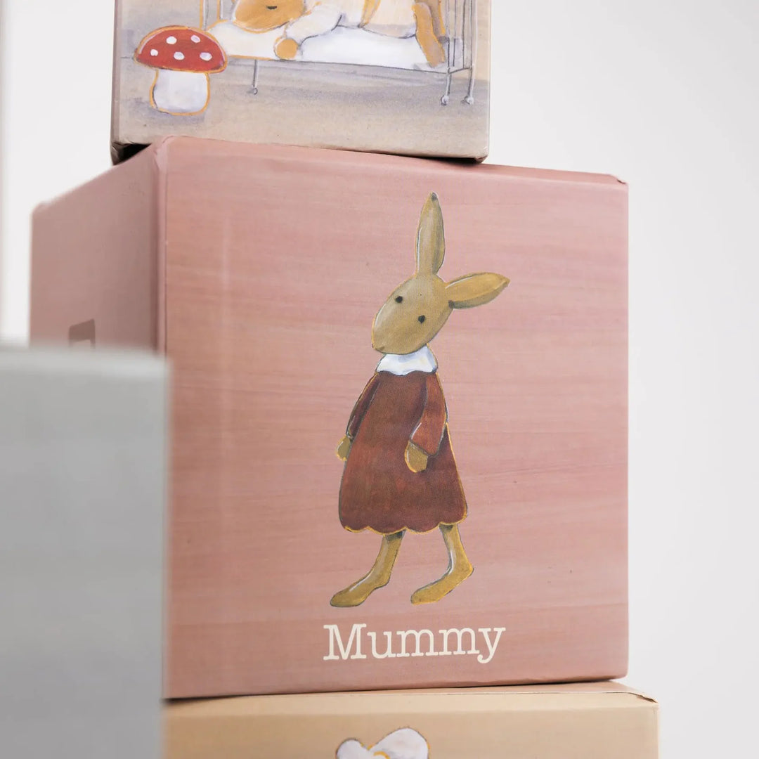 Egmont Toys 1.2.3 Stacking Pyramid - Rabbit Family