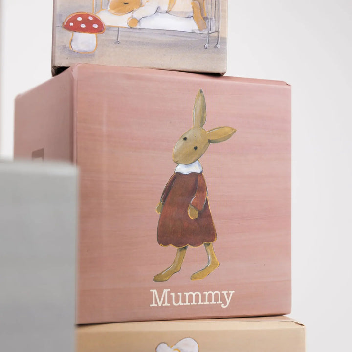 Egmont Toys 1.2.3 Stacking Pyramid - Rabbit Family