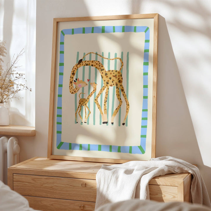Kate Fox Design Gerald Giraffe Print - A3