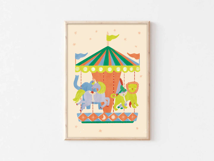 Lauren Sissons Studio Carousel Print - A3