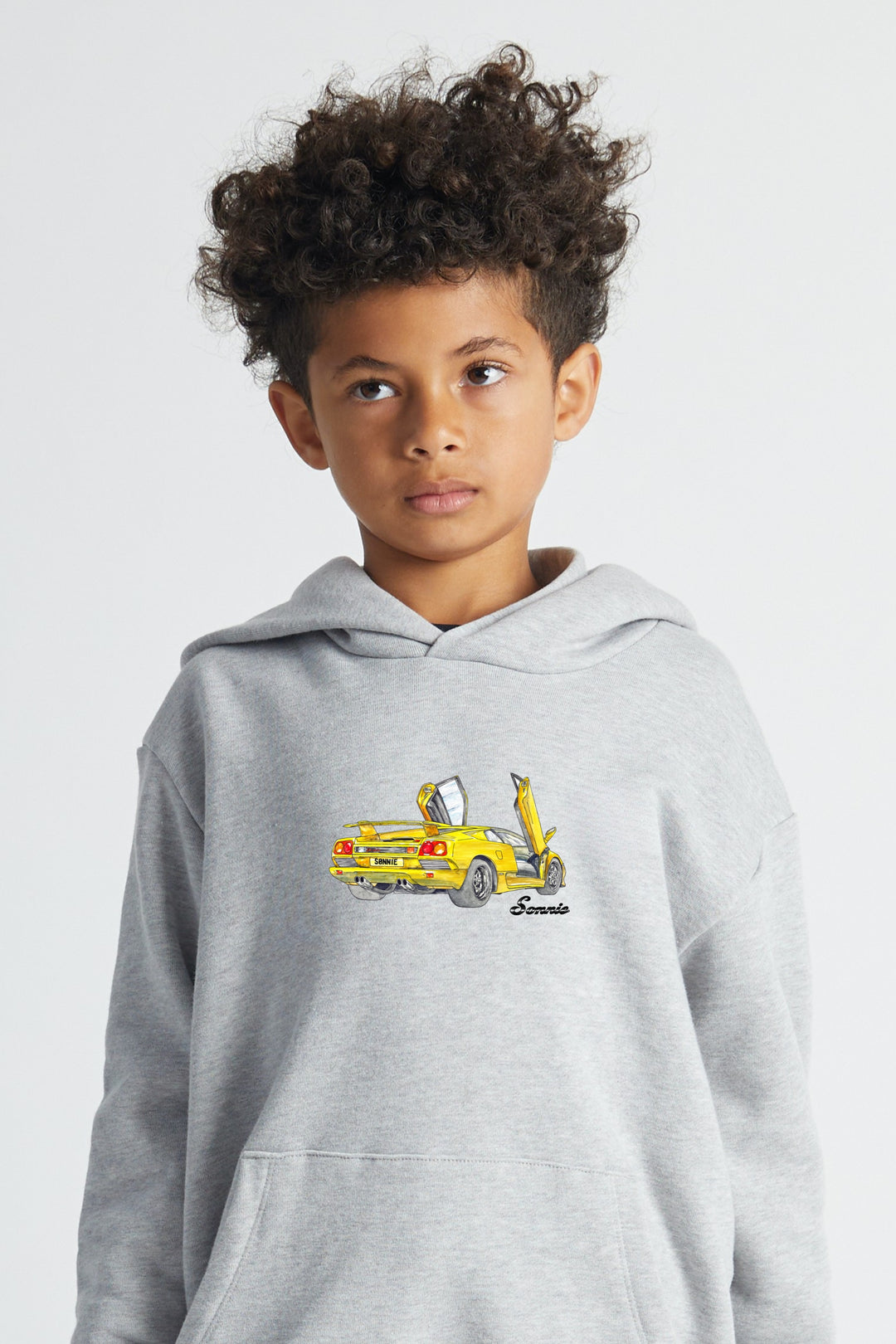 Sonnie Lambo Hoodie - Grey Marle