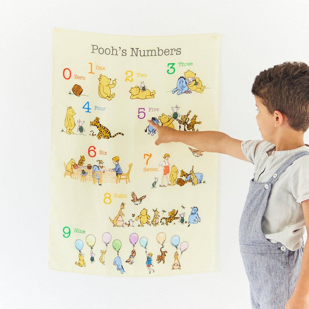 Sarah’s Silks - Winnie-the-Pooh 123 Playsilk