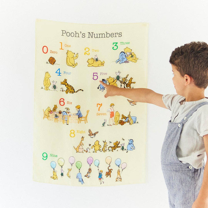 Sarah’s Silks - Winnie-the-Pooh 123 Playsilk