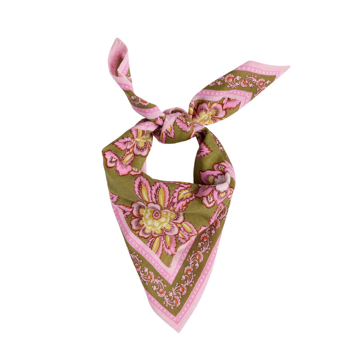 Bonheur du Jour Child Neck Scarf - Jakarta Olive