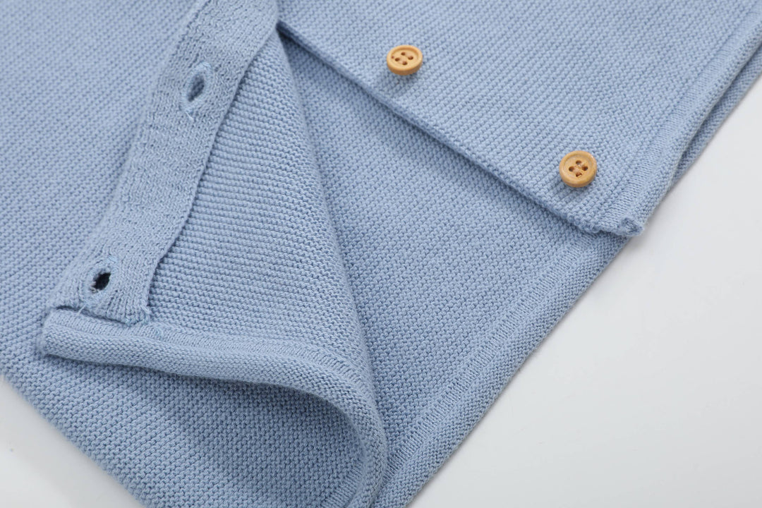 Ben & Lola Esme Cotton Cardigan - Soft Blue