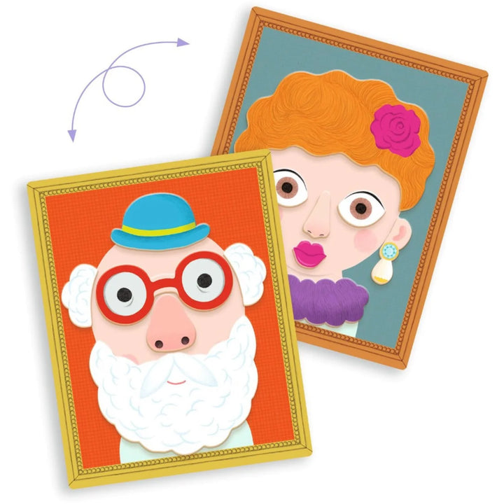Djeco Inzebox Magnet Game - Portraits