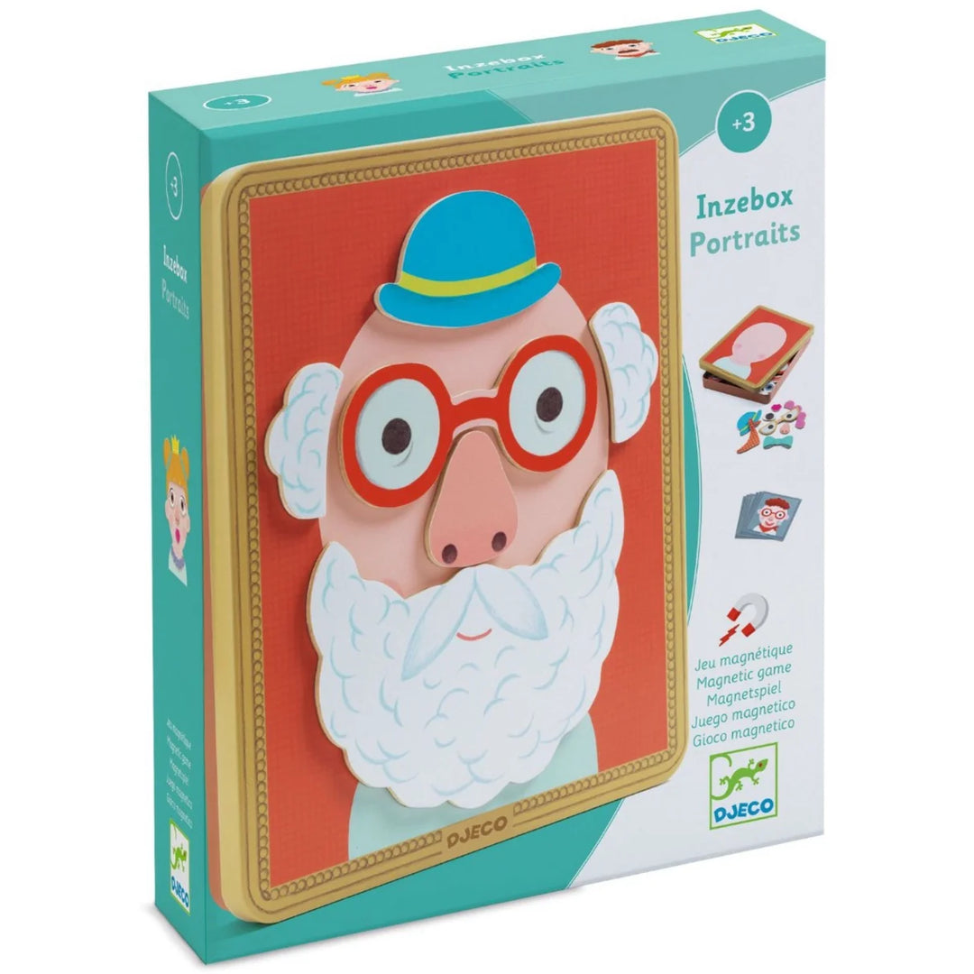 Djeco Inzebox Magnet Game - Portraits