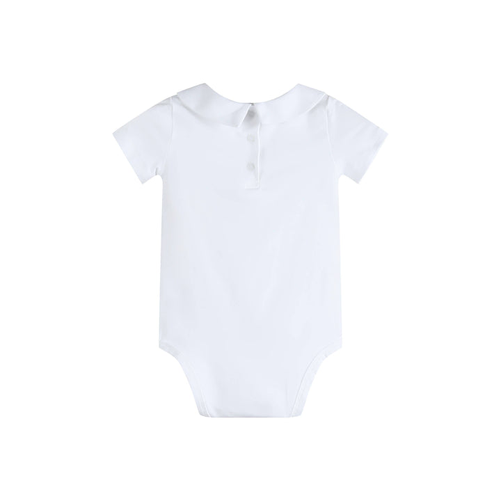Ben & Lola Thomas Baby Collar Bodysuit - White