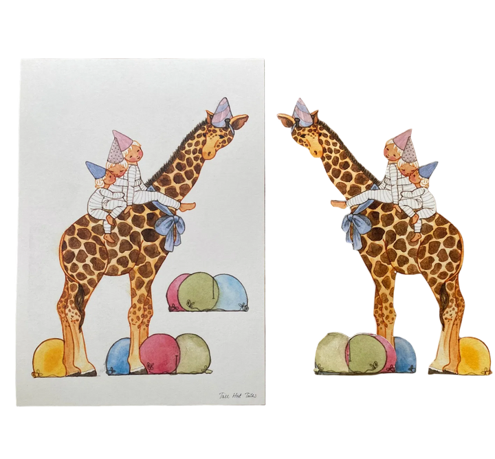 Tall Hat Tales Birthday Decoration - Giraffe