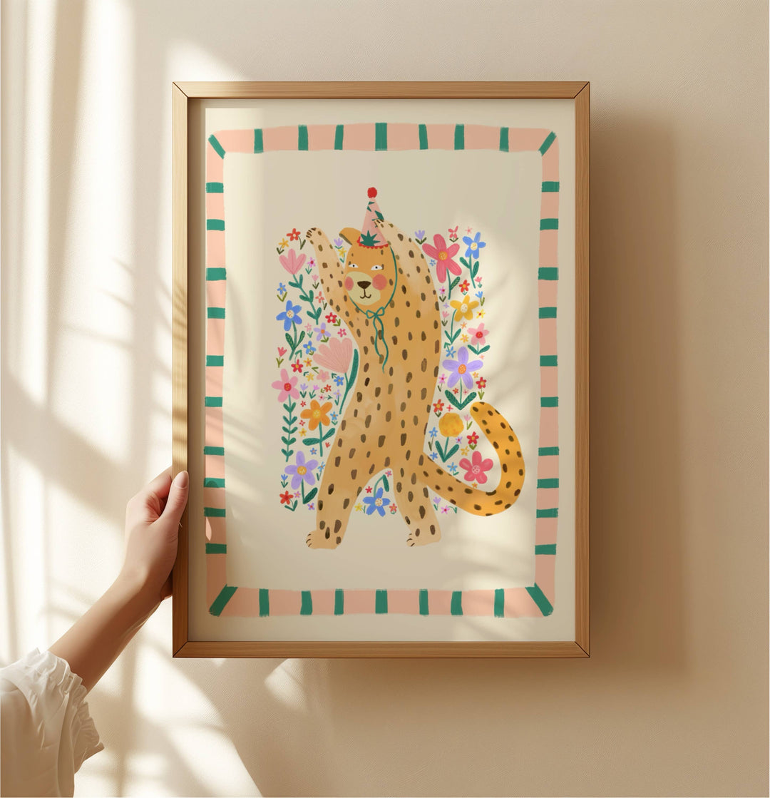 Kate Fox Design Luna Leopard Print - A3