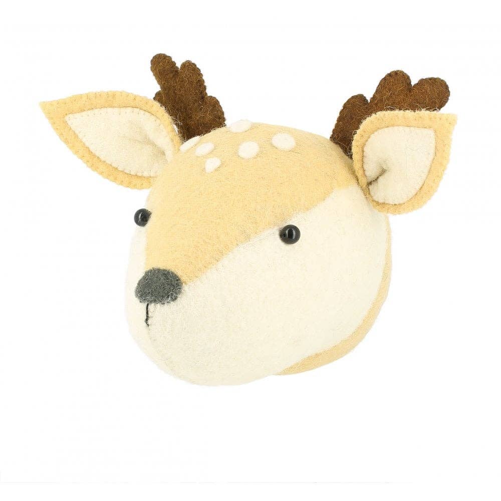 Fiona Walker England Mini Baby Deer Head - Multi