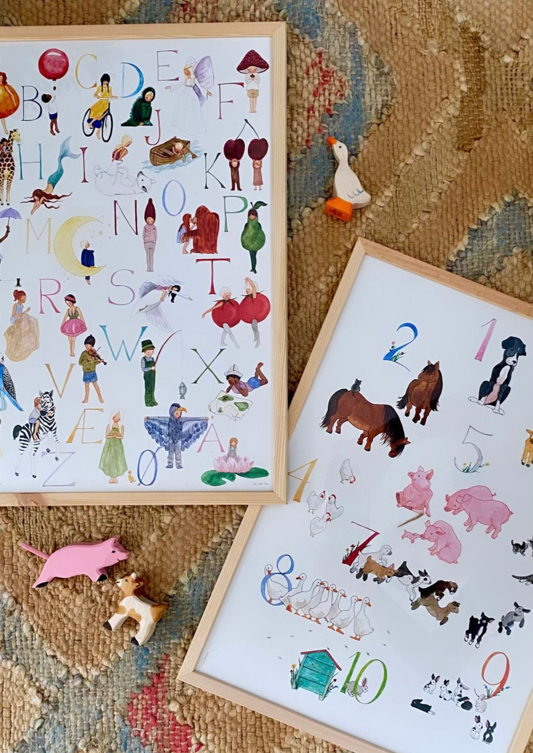 Tall Hat Tales ABC Print - A3