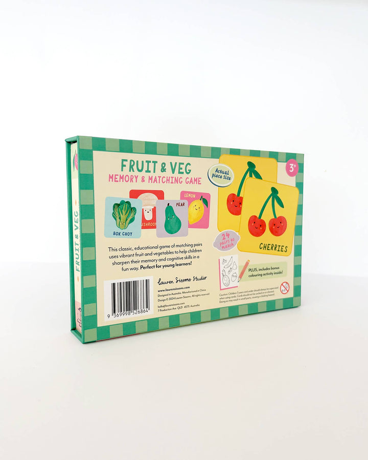 Lauren Sissons Studio Fruit and Veg Memory & Matching Game