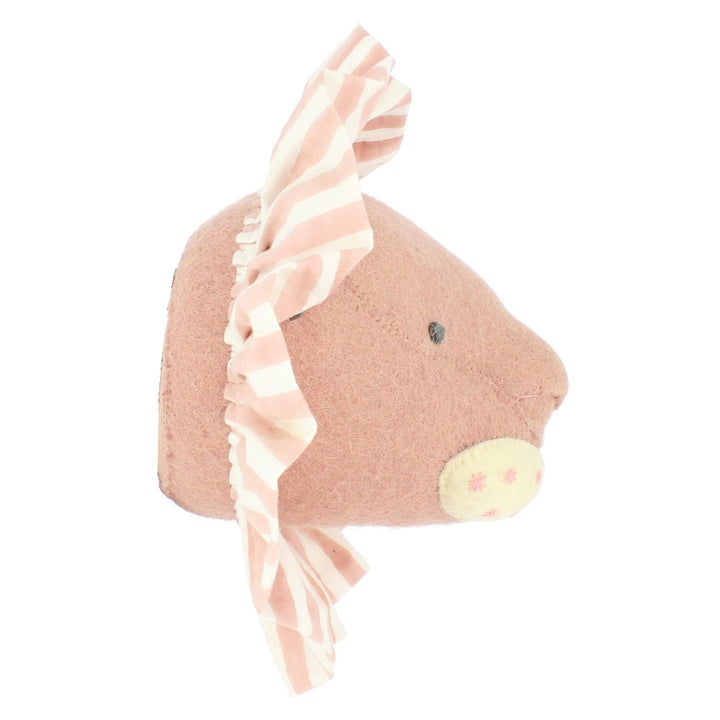 Fiona Walker England Lion with Vintage Ruff Head Mini - Pink