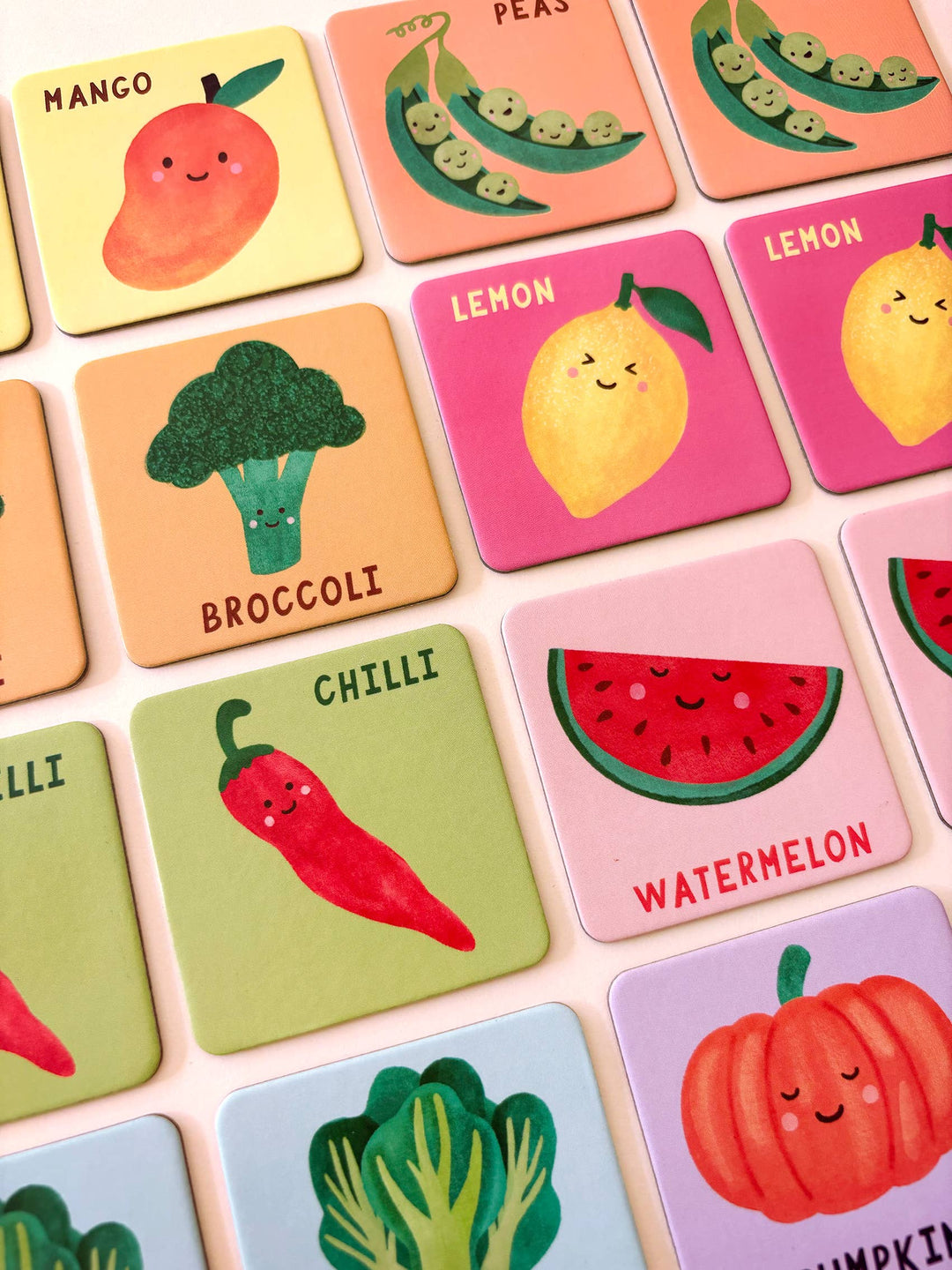 Lauren Sissons Studio Fruit and Veg Memory & Matching Game