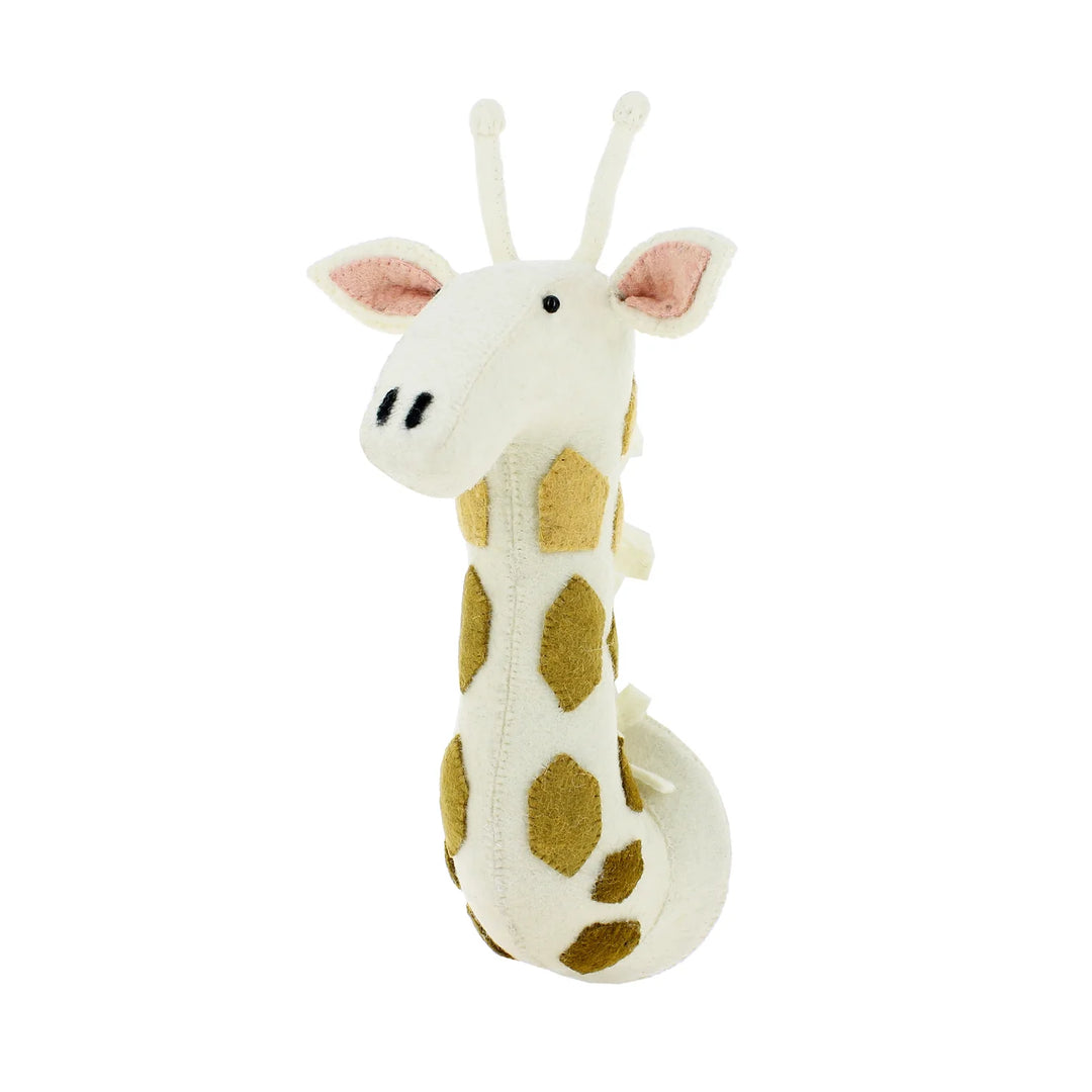 Fiona Walker England Medium Giraffe Head - Pastel