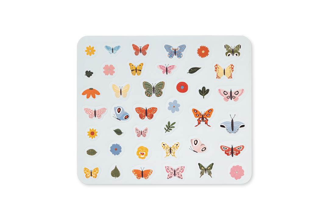 Edicare Editora 160 Sticker Set - Butterflies