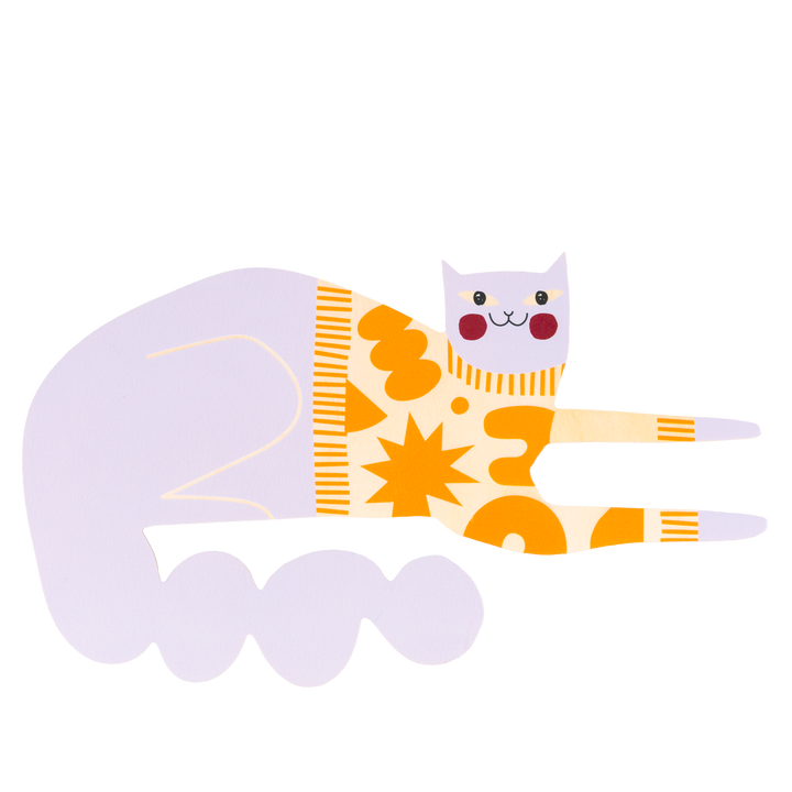 Milin - Rolls the Cat Wall Decoration