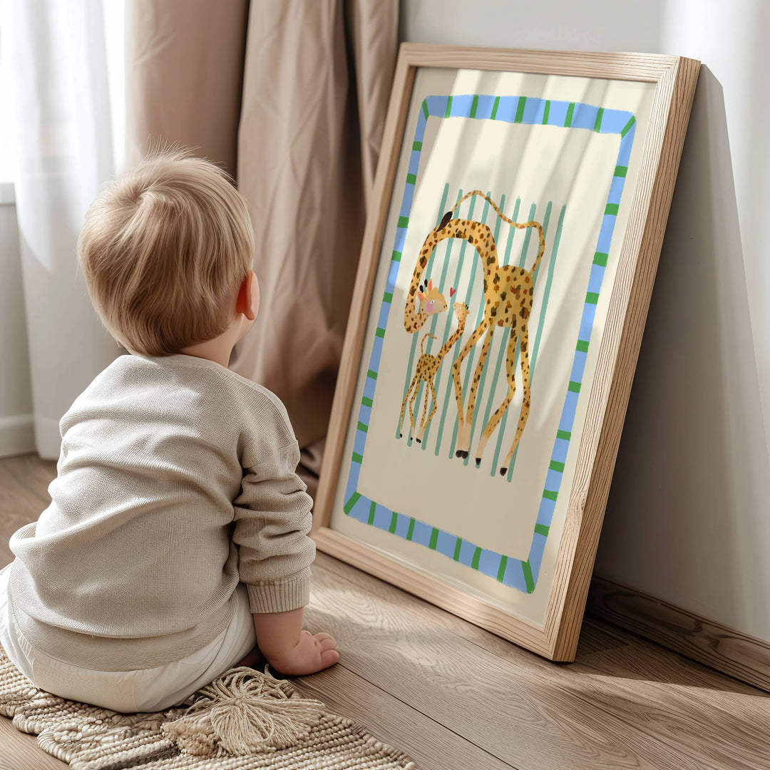 Kate Fox Design Gerald Giraffe Print - A3