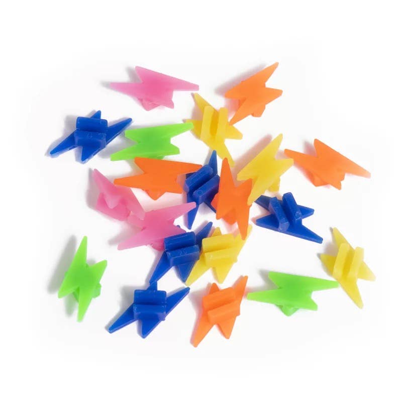 Ratatam! Clip-on Bike Accessories - Multi Lightning Bolts / Pre Order