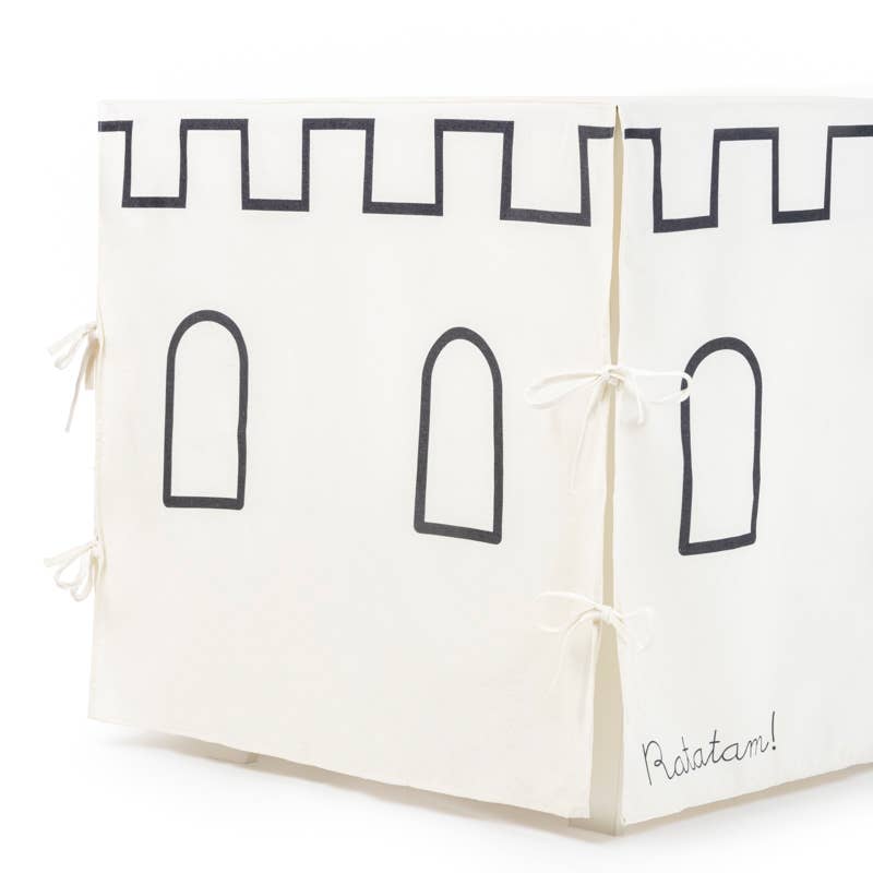 Ratatam! Castle Table Hut 90x200 cm - Black / Pre Order