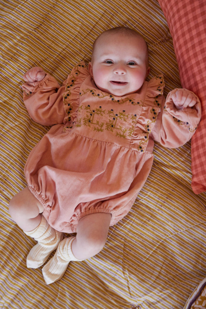 Bonheur du Jour Marvellous Romper - Pink Velvet