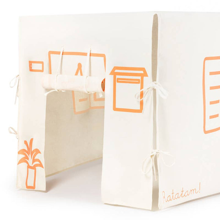 Ratatam! Homemade Table Hut 90x200cm - Orange / Pre Order