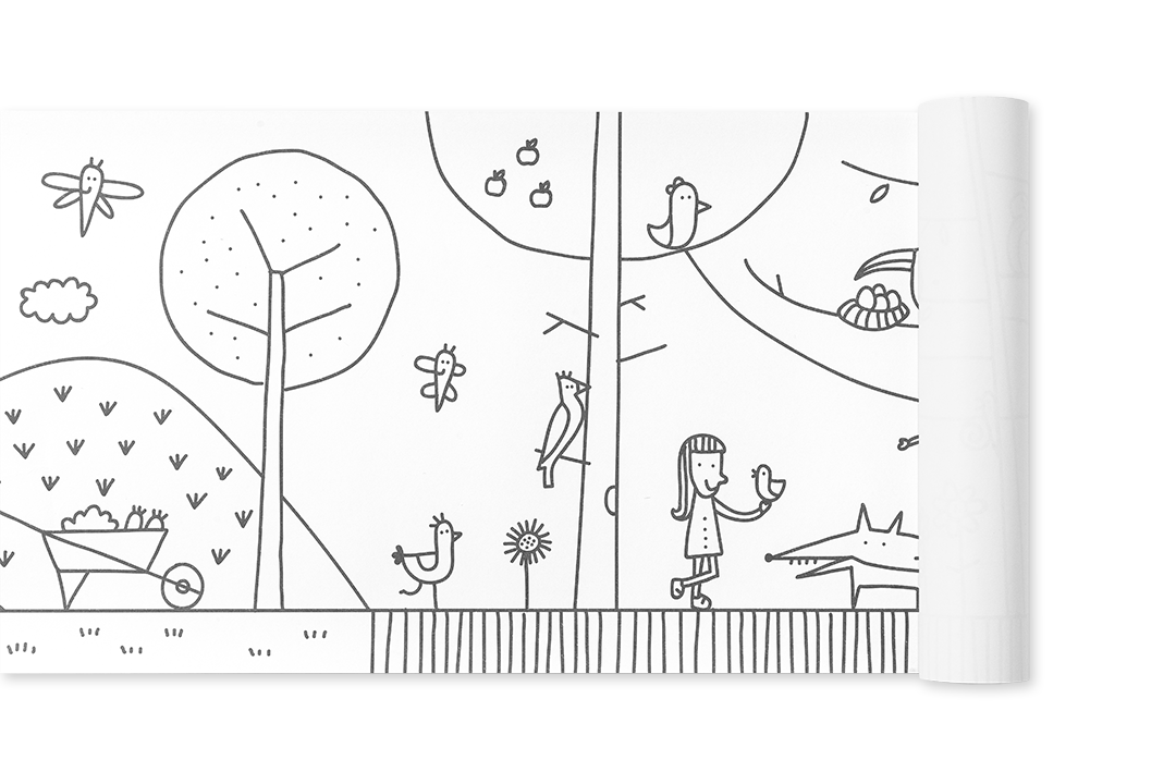 Edicare Editora Colouring 5 Metre Roll - Countryside