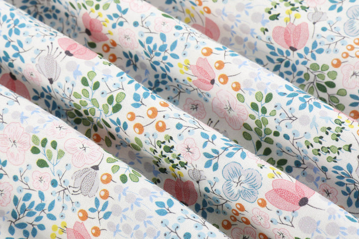 Ben & Lola Inger Floral Smock Dress - Soft Blue