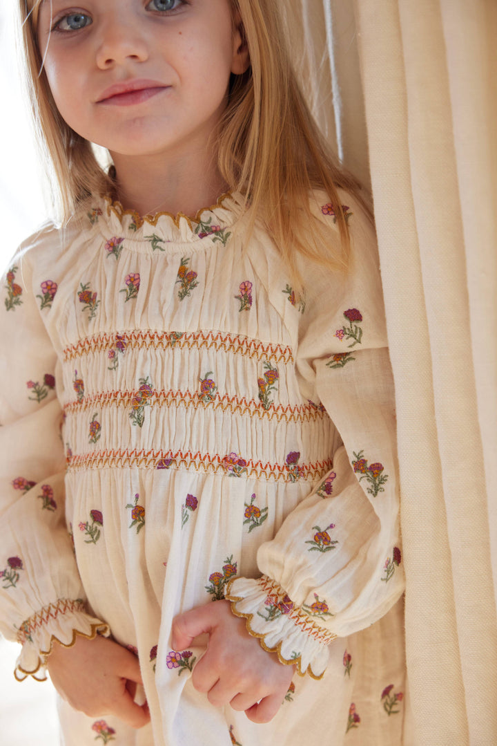 Bonheur du Jour Poeme Dress - Ecru Dew