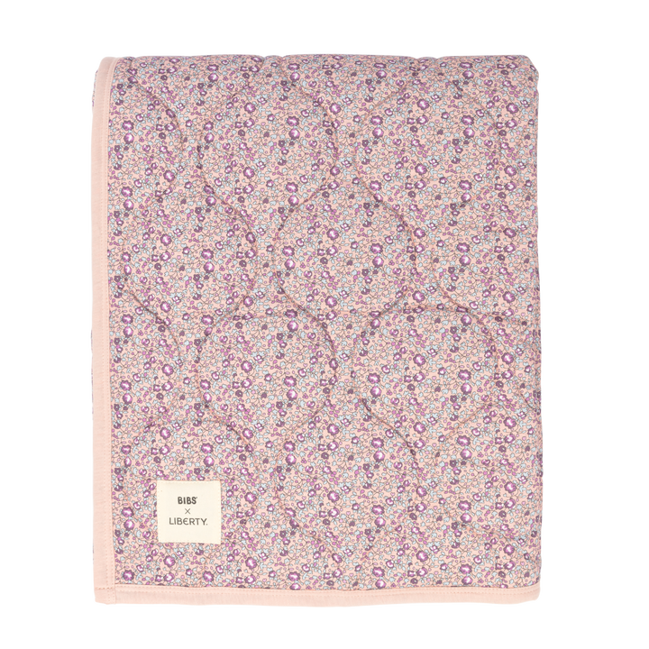 BIBS x Liberty Quilted Blanket - Eloise / Blush