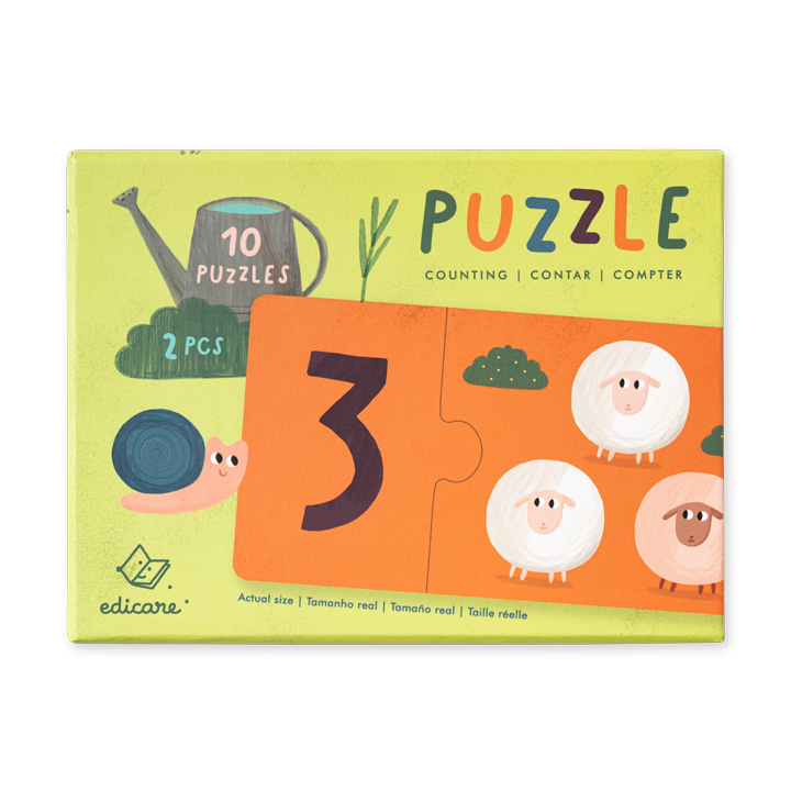 Edicare Editora Number Animal Puzzle