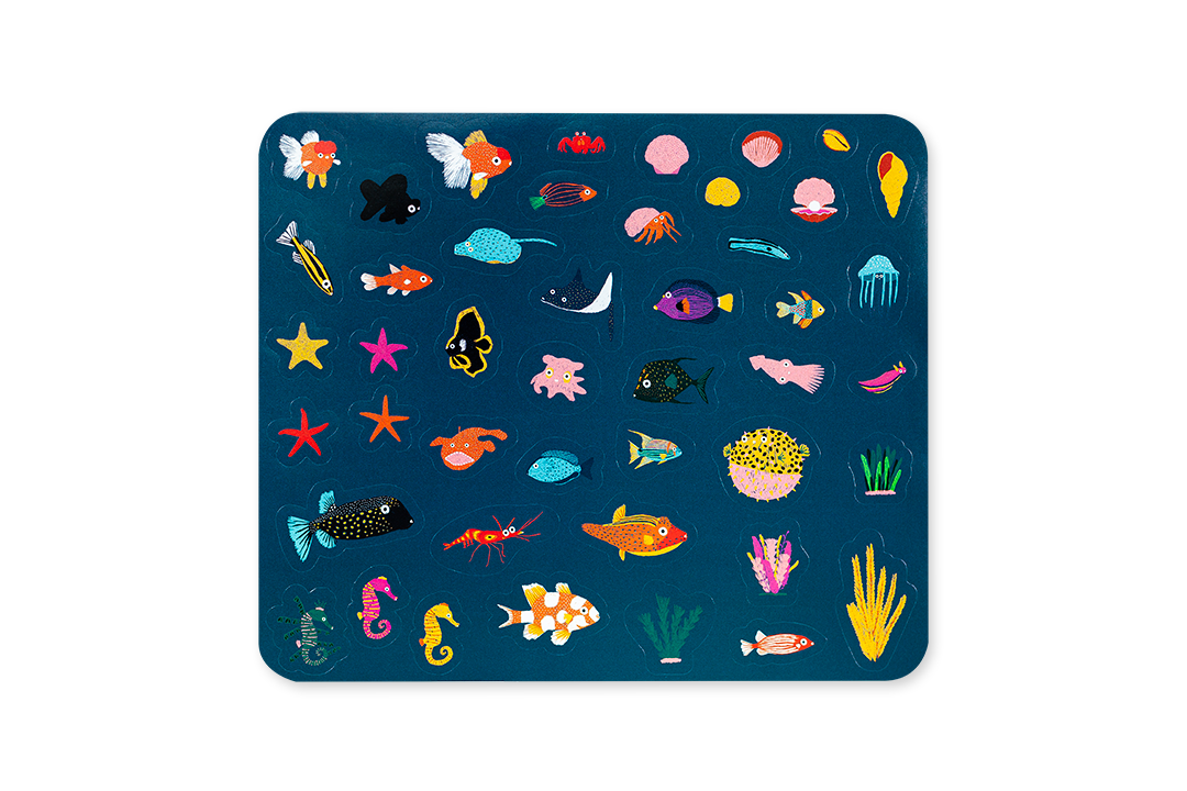 Edicare Editora 160 Sticker Set - Colourful Fish