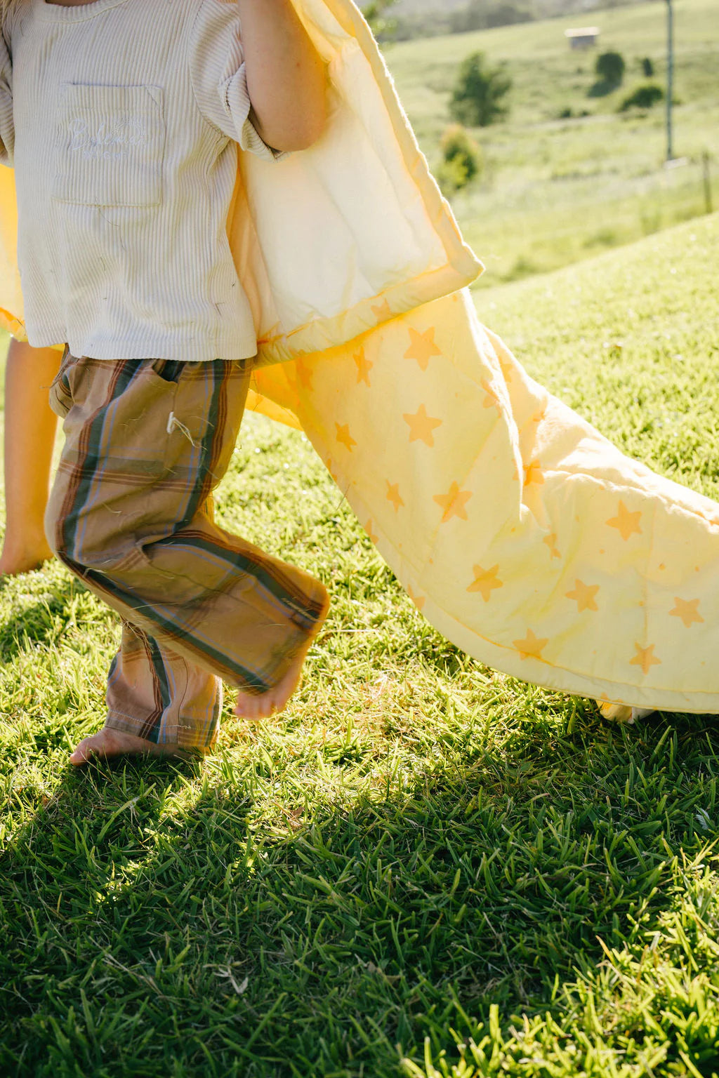 Play Linen Reversible Quilt - Star Sprinkle