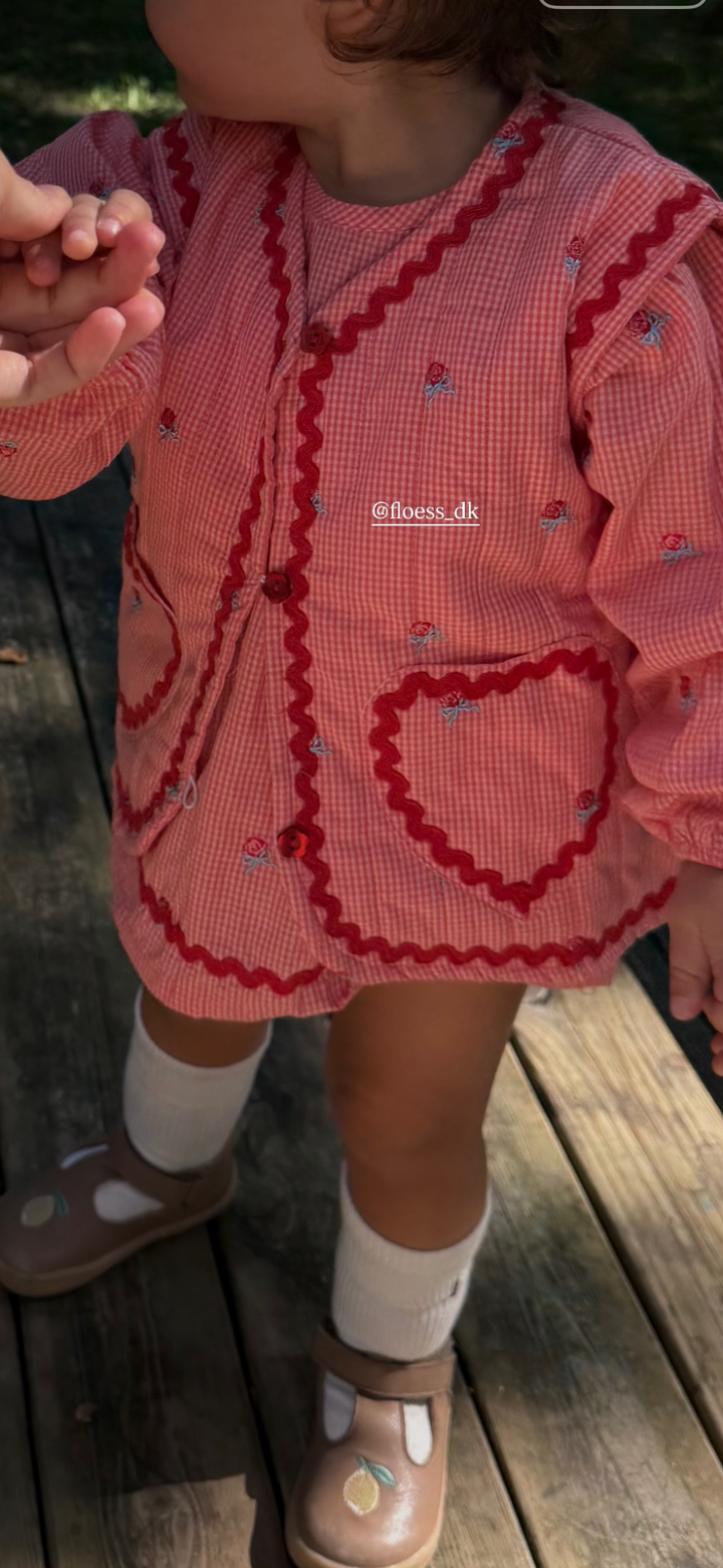 Flöss Sonja Romper - Pink Rose Gingham