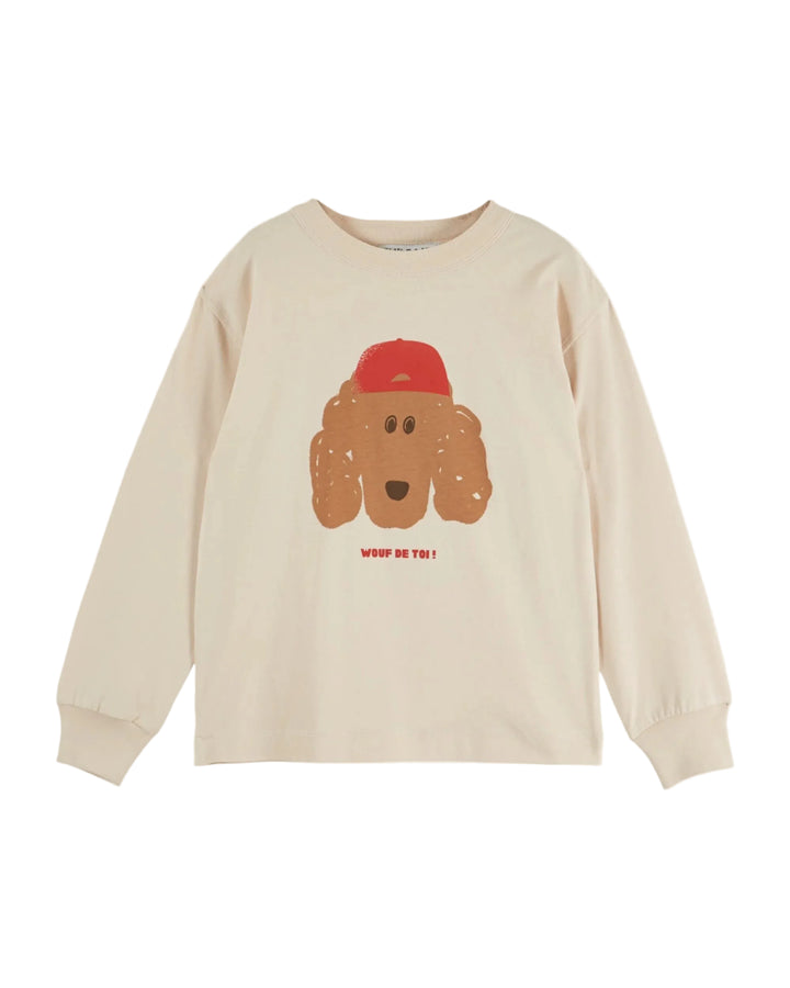 Émilie et Ida Long Sleeve Tee - Farine Dog