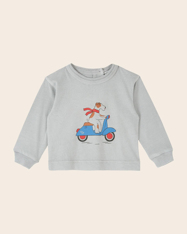 Émilie et Ida Long Sleeve Tee - Scooter Dog