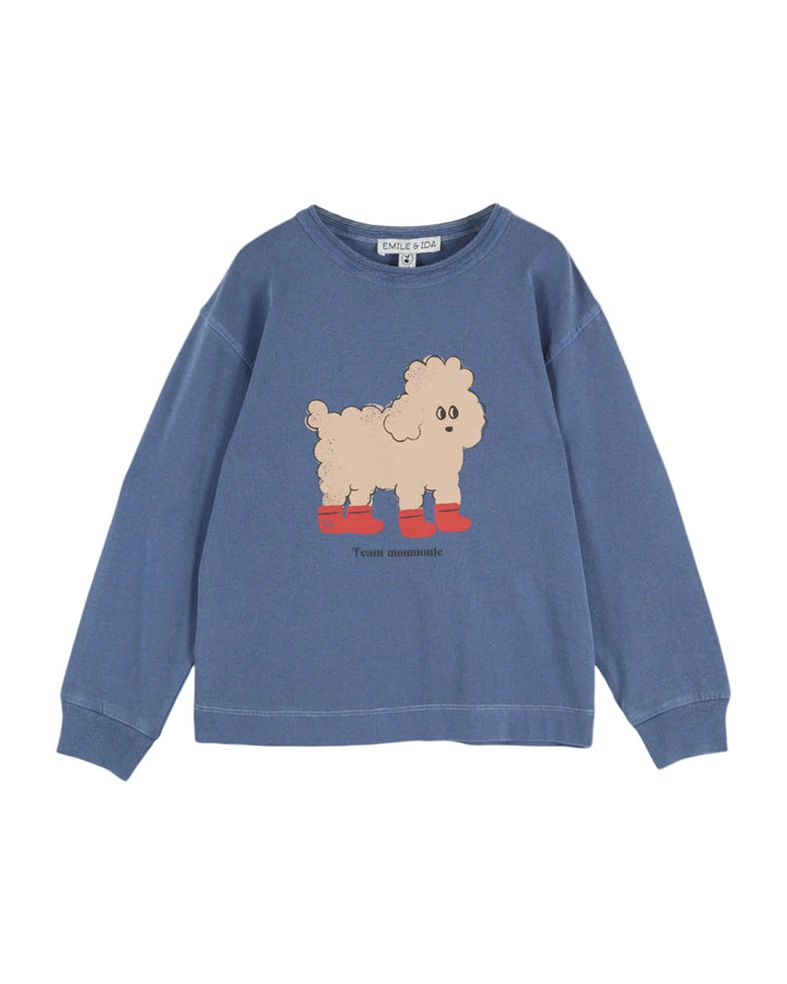 Émilie et Ida Long Sleeve Tee - Poodle