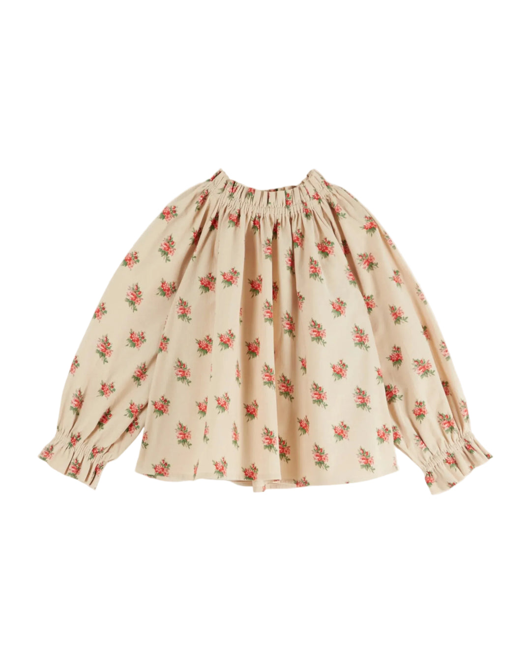 Émilie et Ida Gathered Blouse - Fleurs des Bois