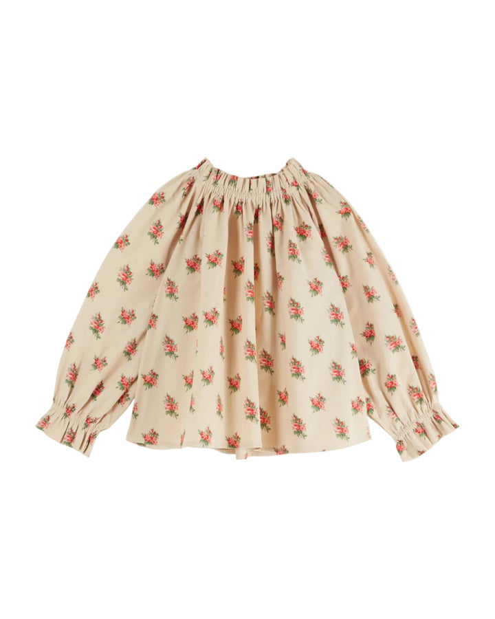 Émilie et Ida Gathered Blouse - Fleurs des Bois