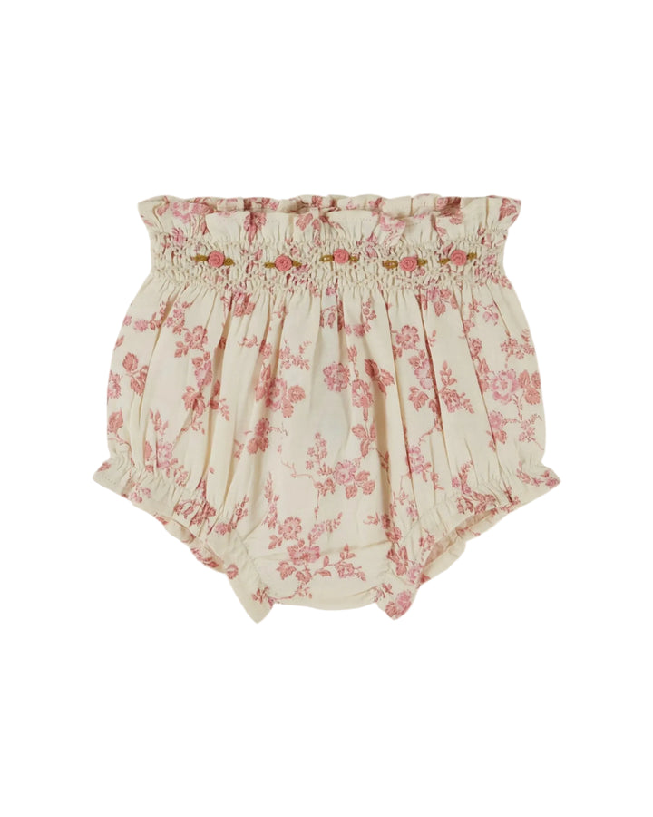 Émilie et Ida Baby Smocked Bloomers - Rosalie