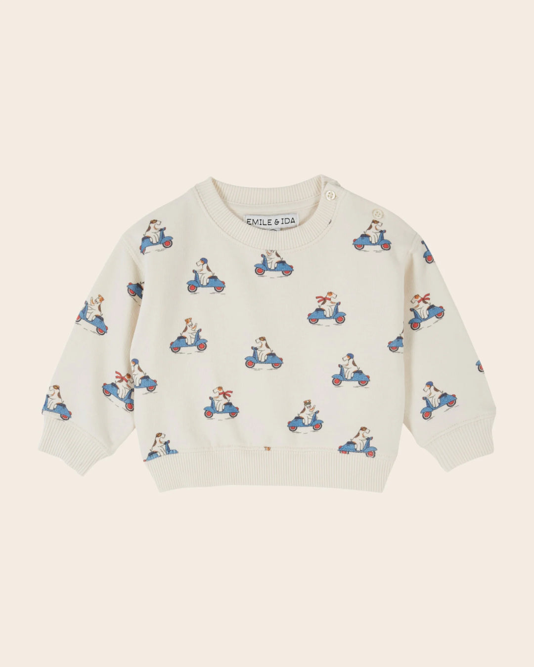 Émilie et Ida Sweatshirt - Grand Dog Ecru